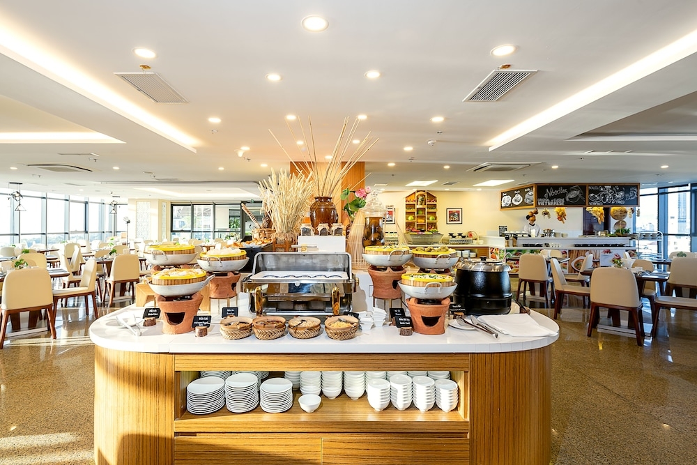 뷔페 아침 식사