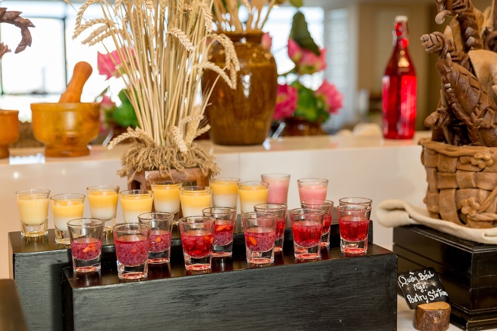 뷔페 아침 식사