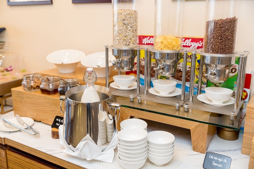 뷔페 아침 식사
