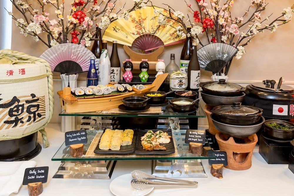 뷔페 아침 식사