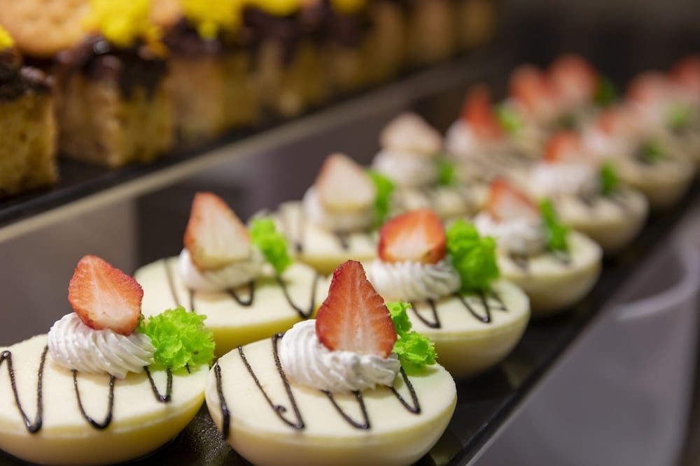 뷔페 아침 식사