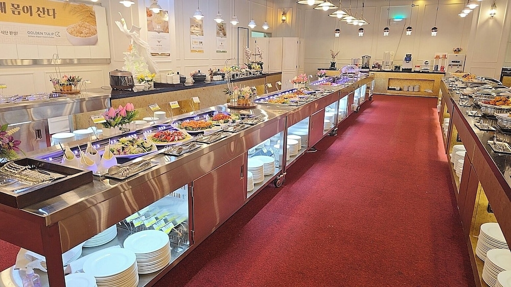 뷔페 아침 식사