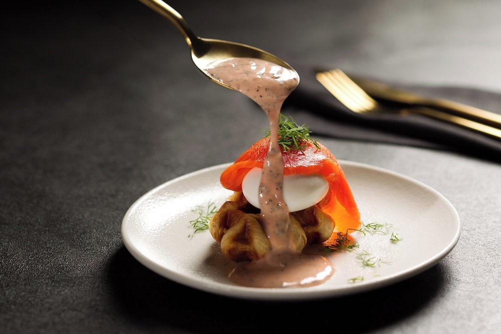 뷔페 아침 식사