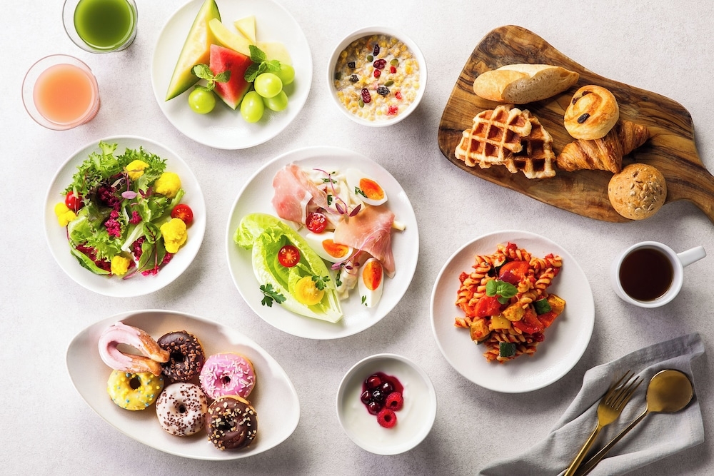 뷔페 아침 식사