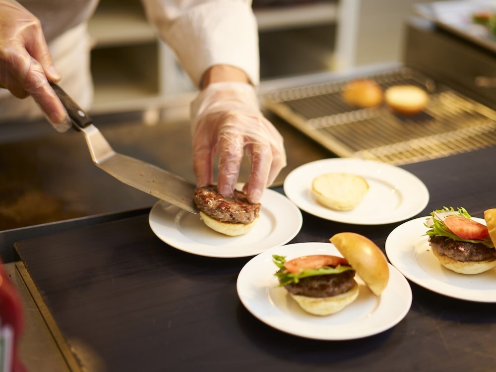 뷔페 아침 식사