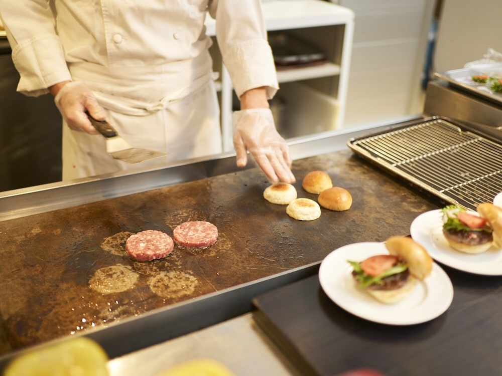 뷔페 아침 식사
