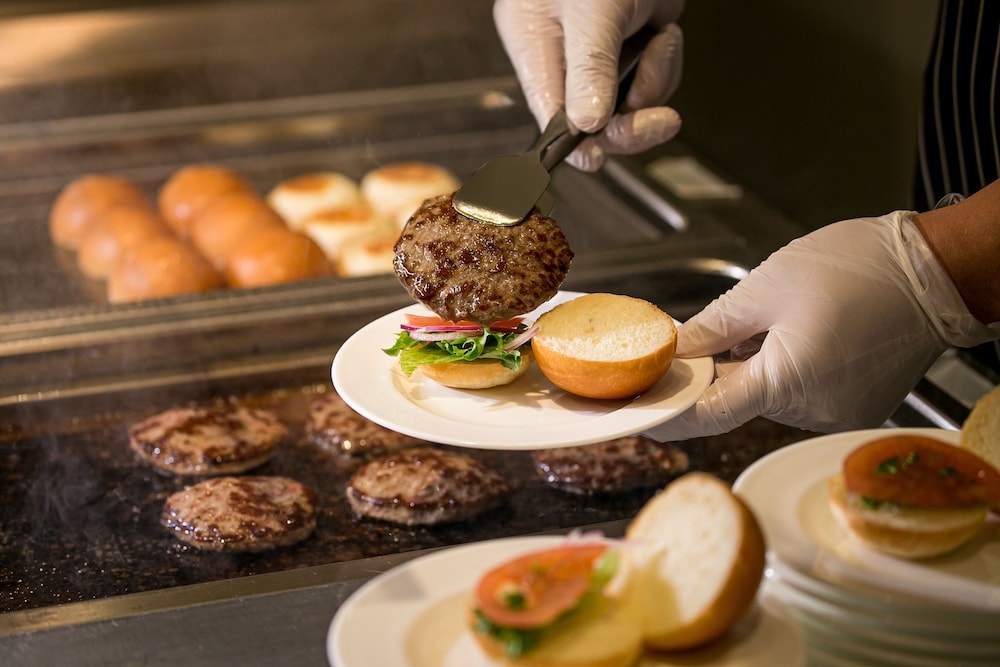 뷔페 아침 식사