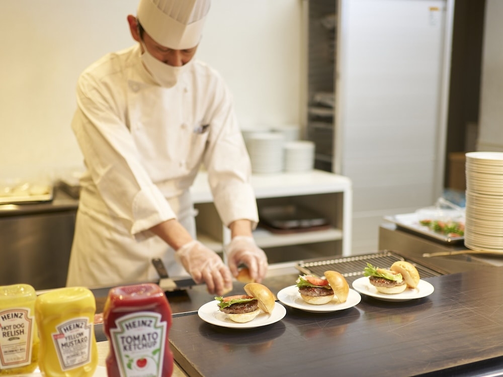 뷔페 아침 식사