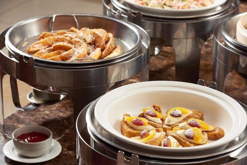 뷔페 아침 식사