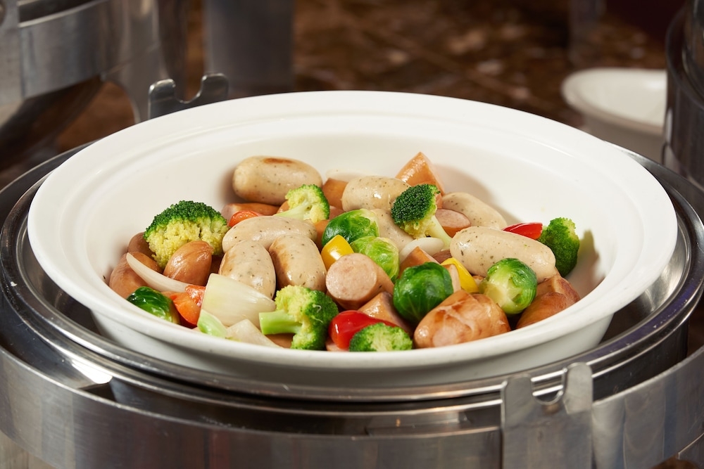 뷔페 아침 식사