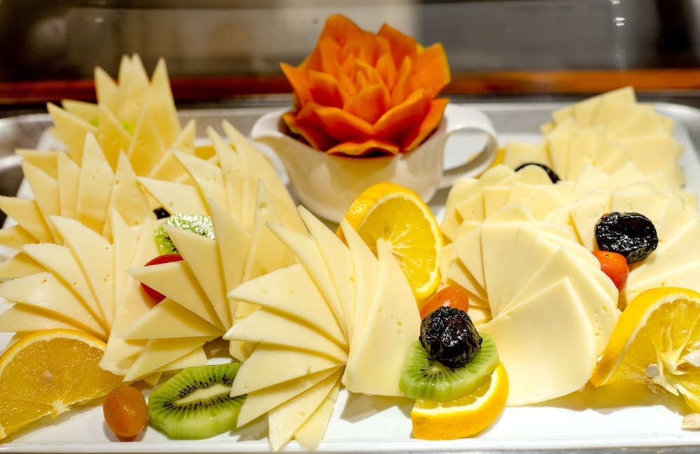 뷔페 아침 식사