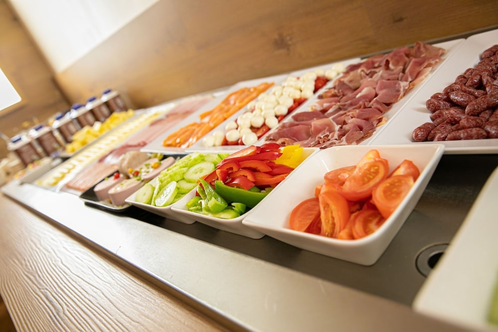 뷔페 아침 식사