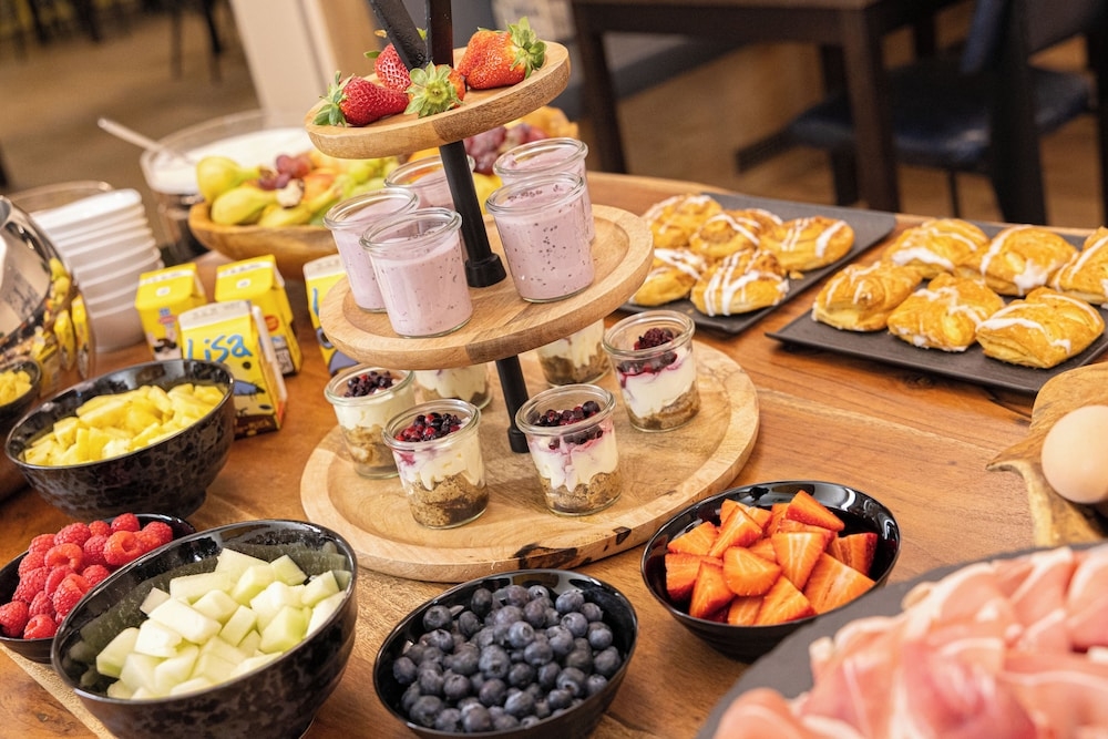 뷔페 아침 식사