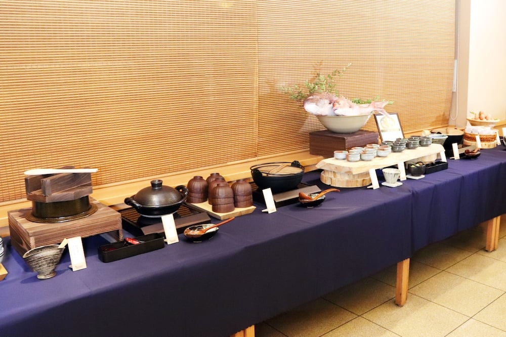 뷔페 아침 식사