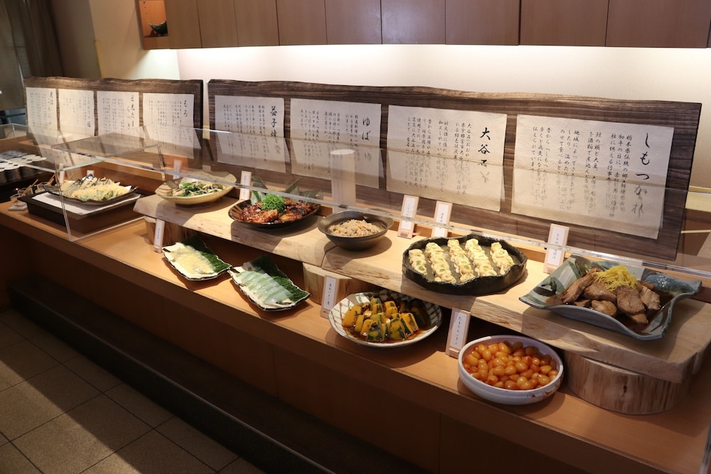 뷔페 아침 식사