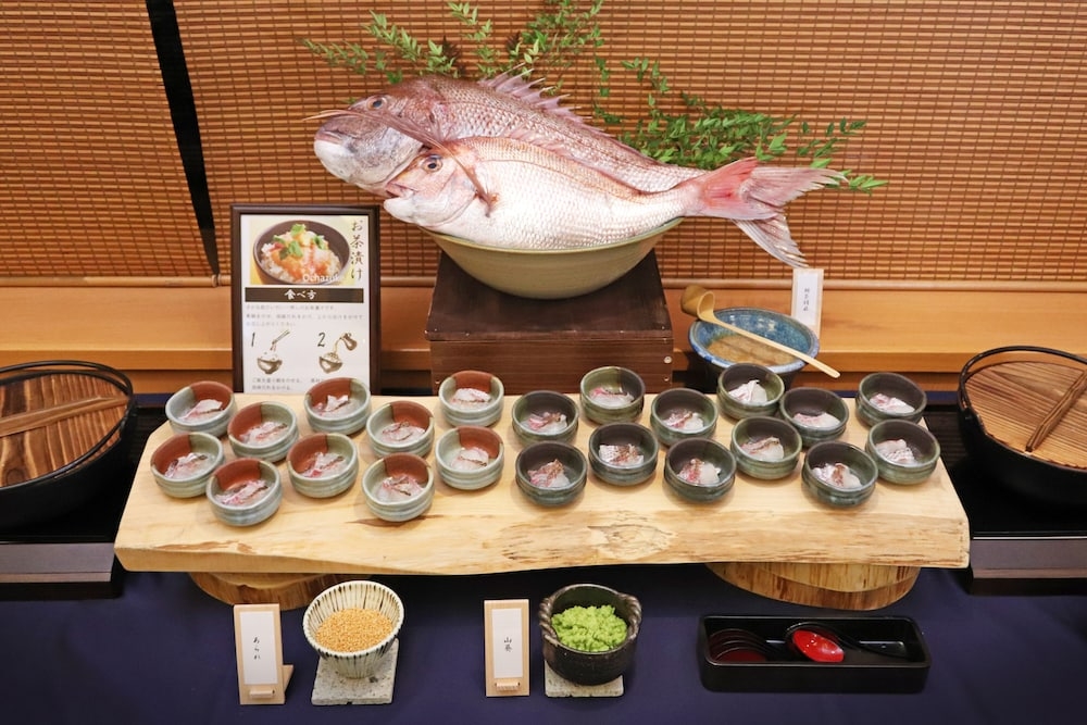 뷔페 아침 식사