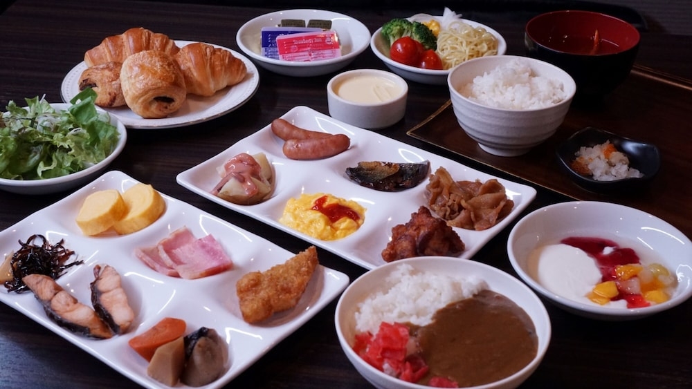 뷔페 아침 식사