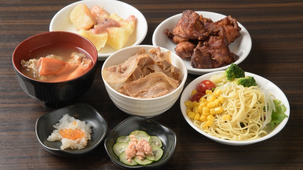 뷔페 아침 식사