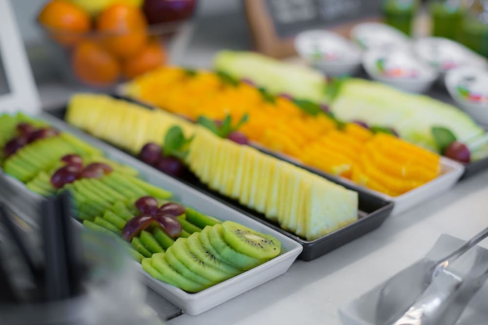 뷔페 아침 식사