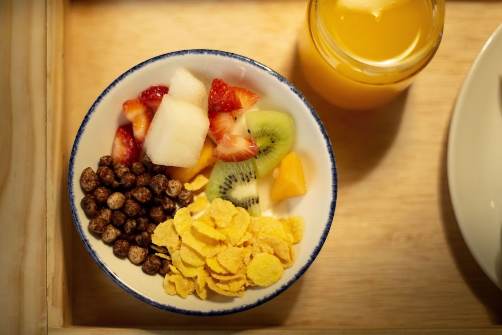 뷔페 아침 식사