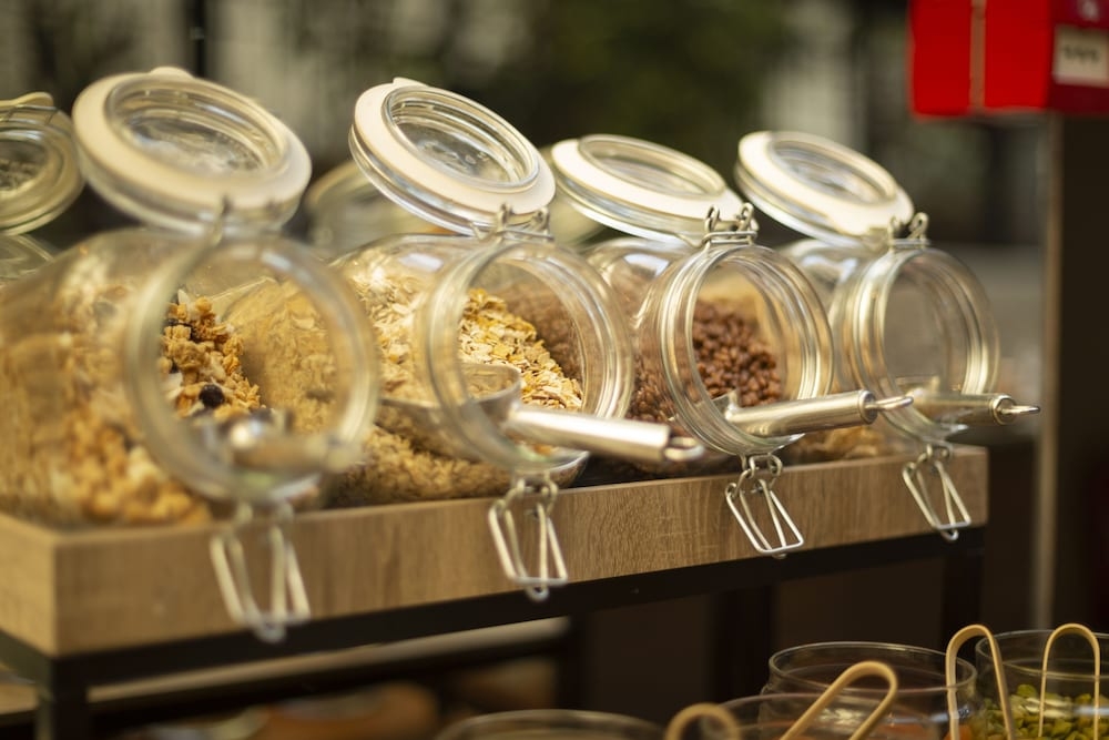 뷔페 아침 식사