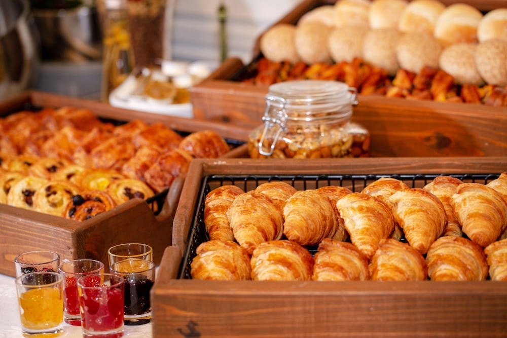 뷔페 아침 식사