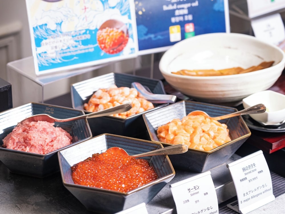 뷔페 아침 식사