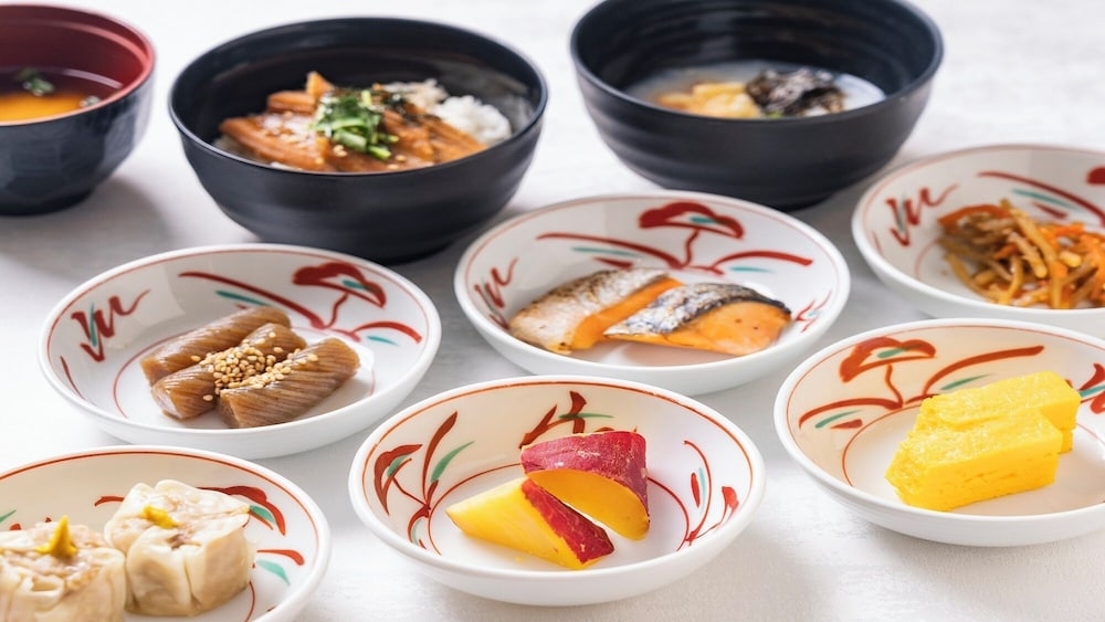 뷔페 아침 식사