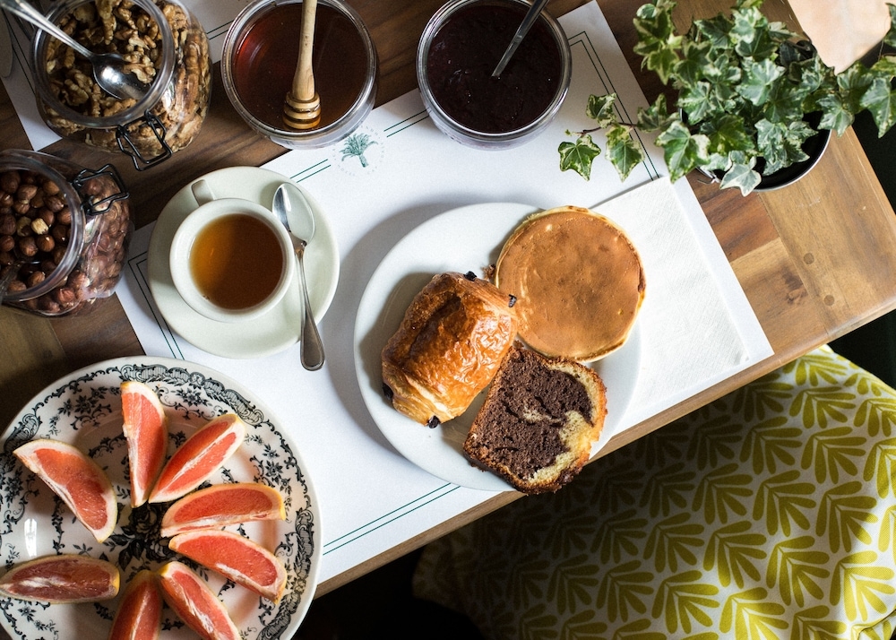 뷔페 아침 식사