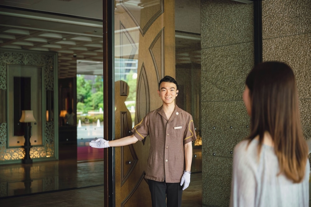 숙박 시설 입구