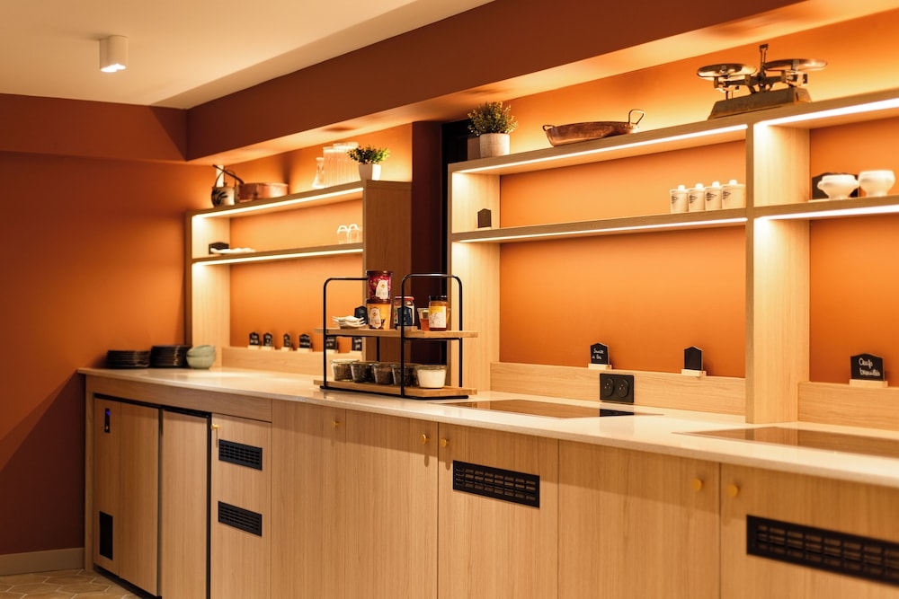 뷔페 아침 식사