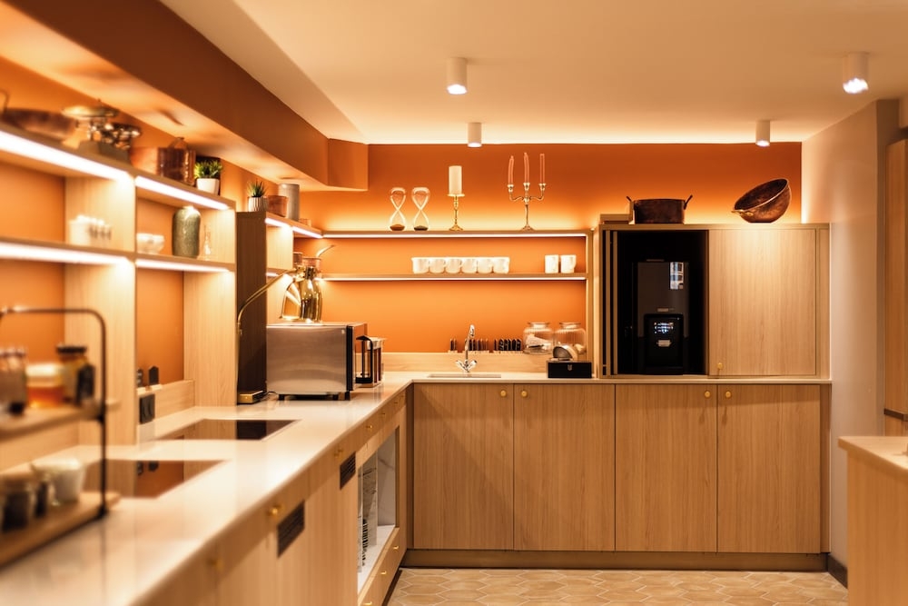 뷔페 아침 식사