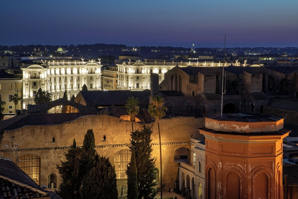 숙박 시설에서 보는 시내 전망