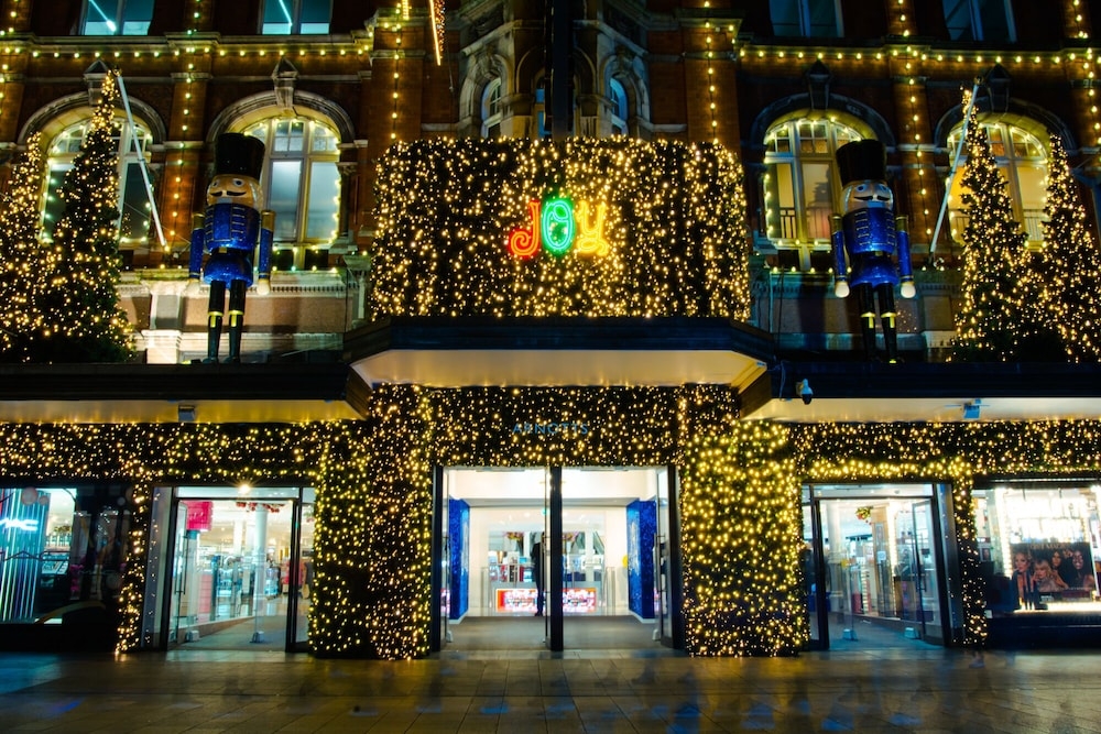 숙박 시설에서 보는 시내 전망