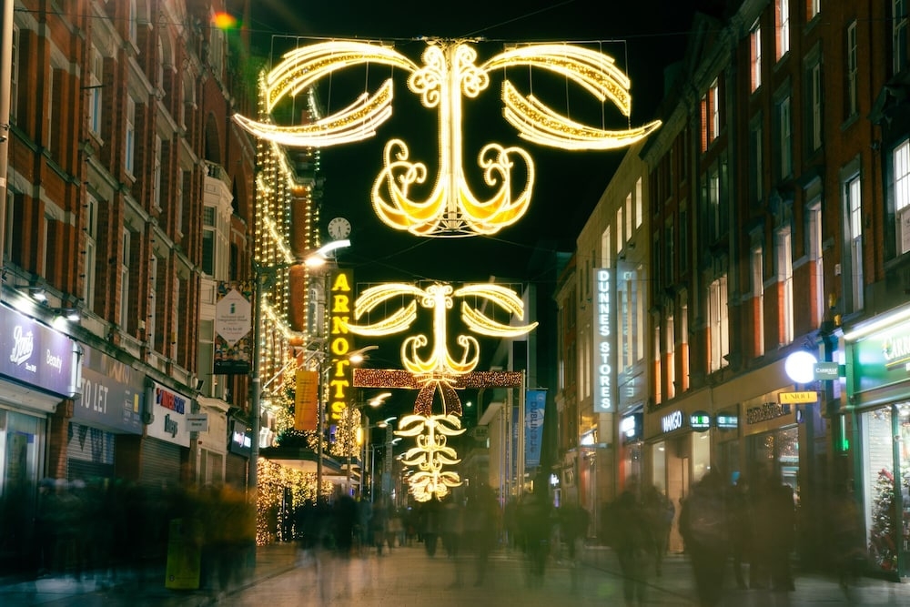 숙박 시설에서 보는 시내 전망