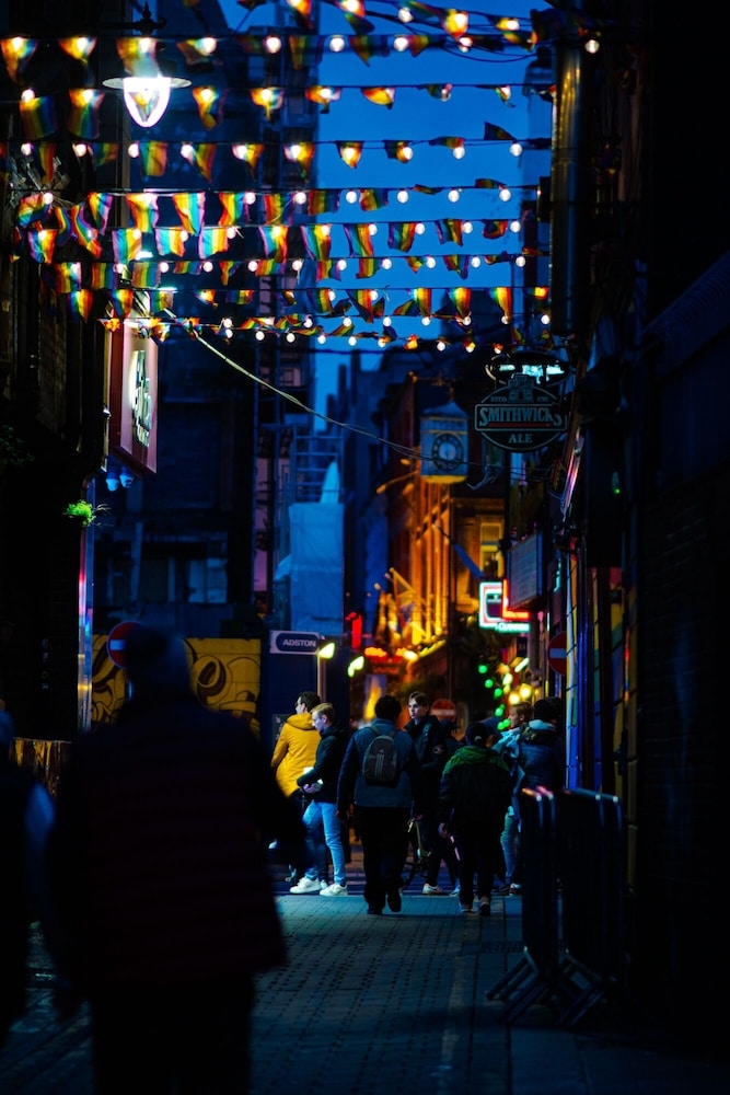 숙박 시설에서 보는 시내 전망