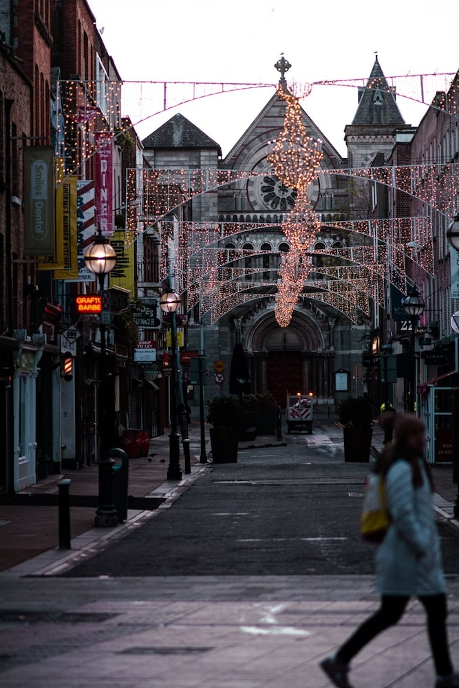 숙박 시설에서 보는 시내 전망
