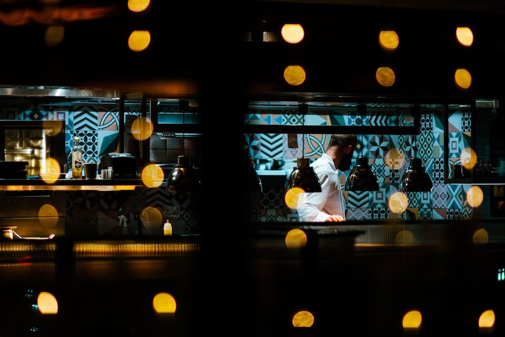 숙박 시설에서 보는 시내 전망