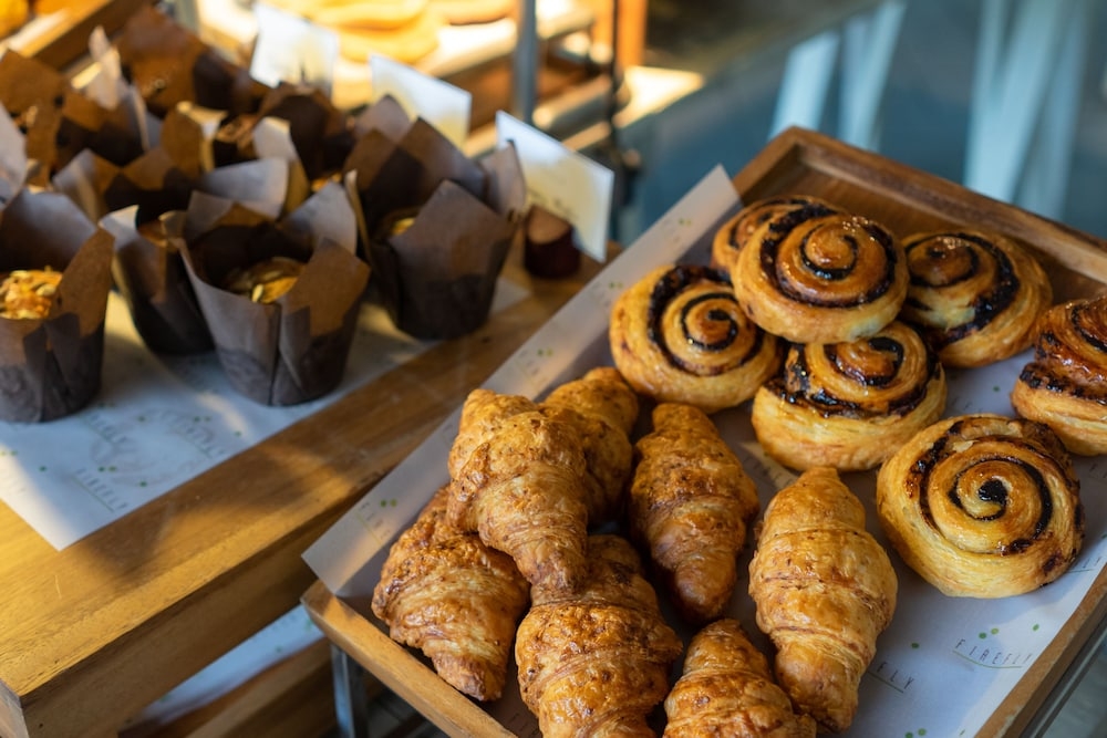 뷔페 아침 식사