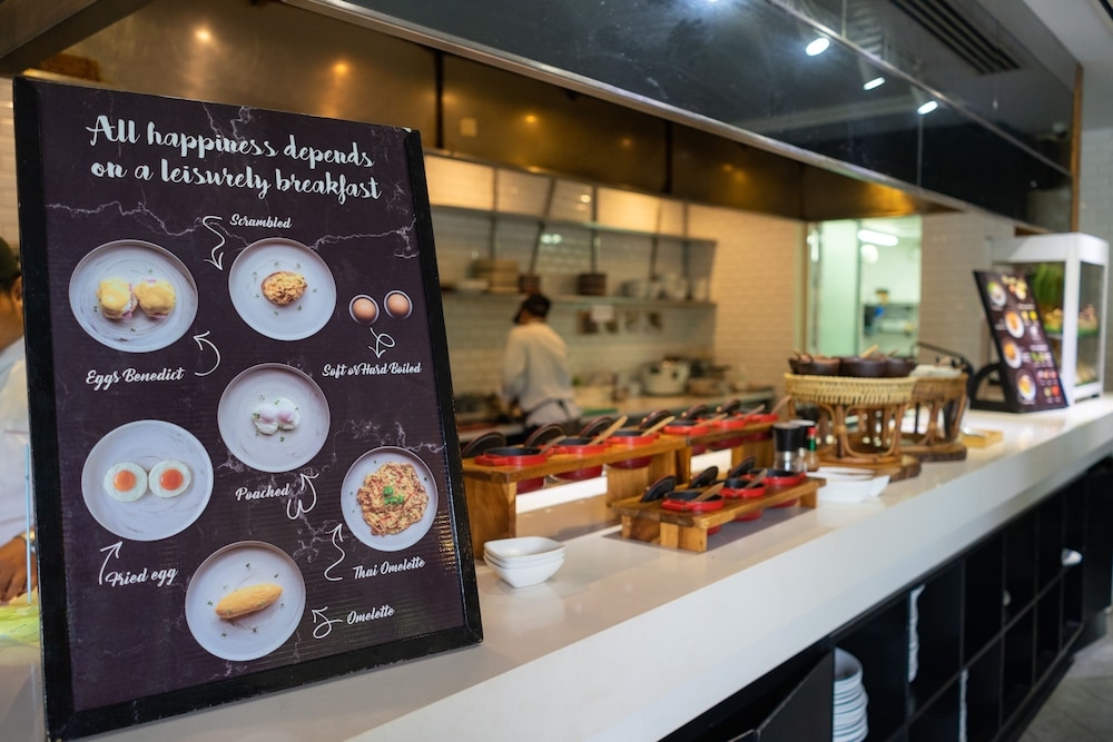 뷔페 아침 식사