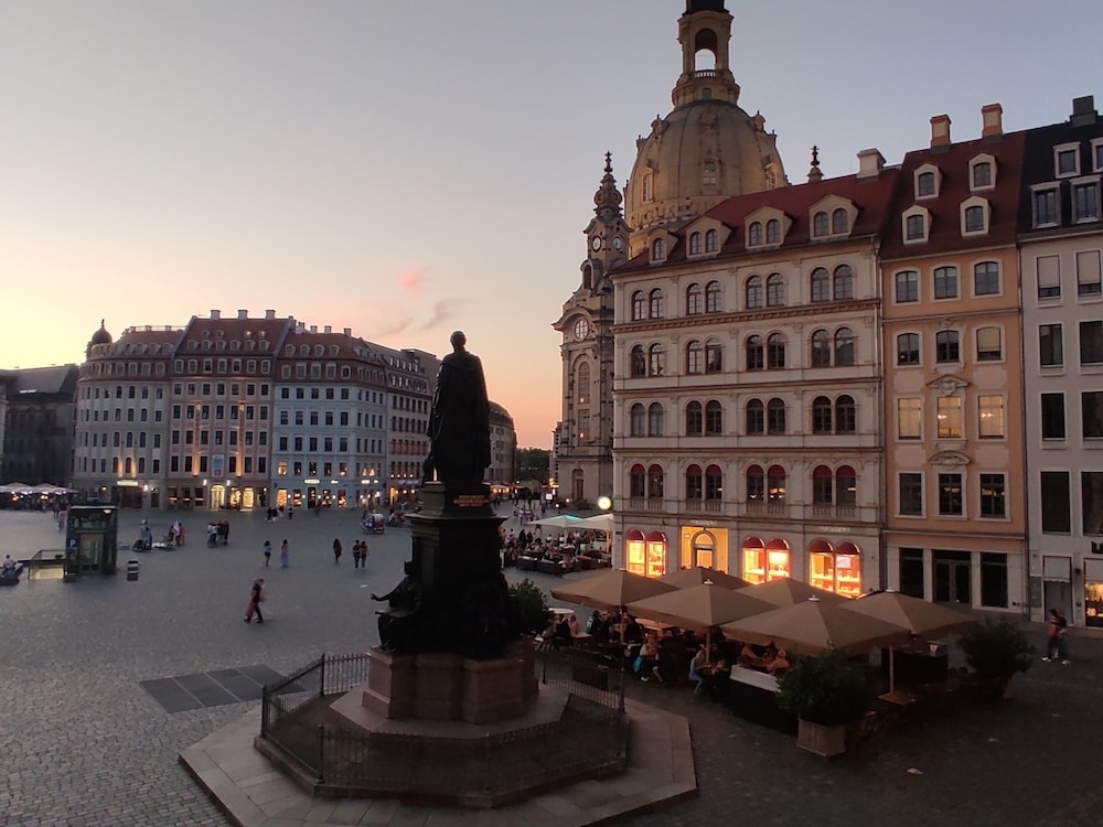 숙박 시설에서 보는 시내 전망