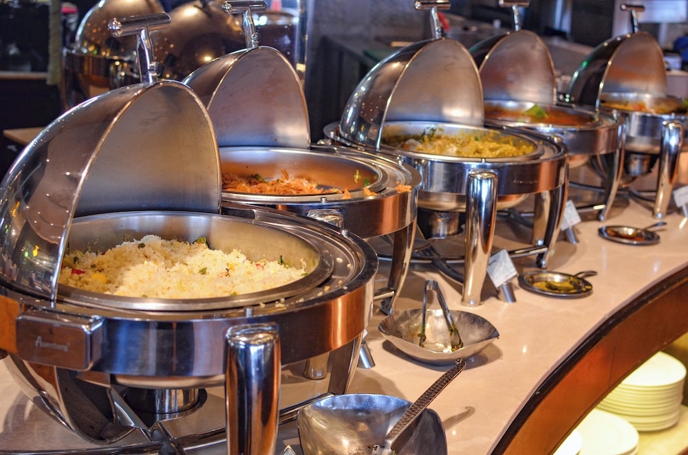 뷔페 아침 식사