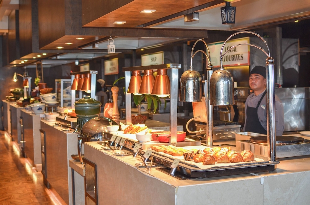 뷔페 아침 식사