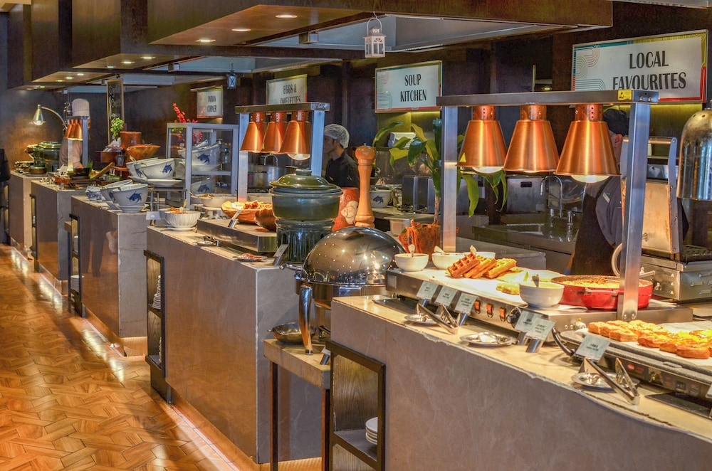 뷔페 아침 식사