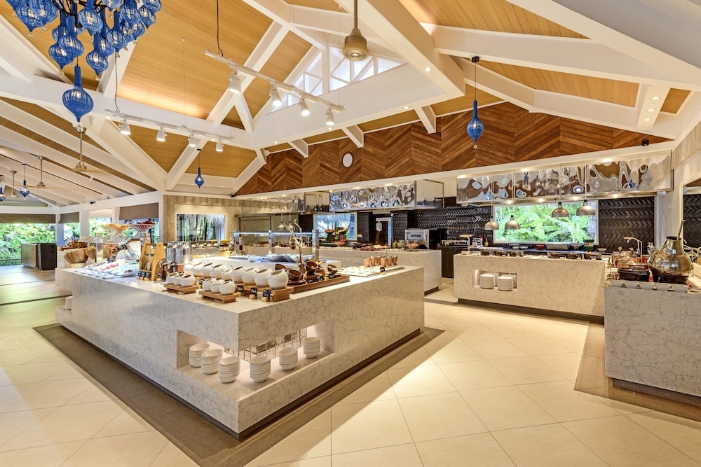 뷔페 아침 식사