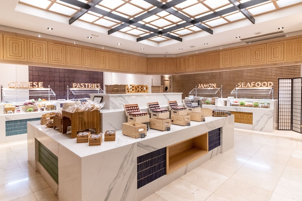 뷔페 아침 식사