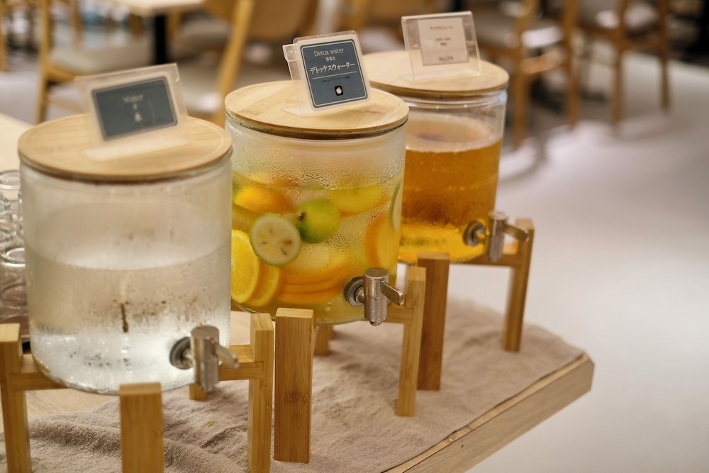 뷔페 아침 식사