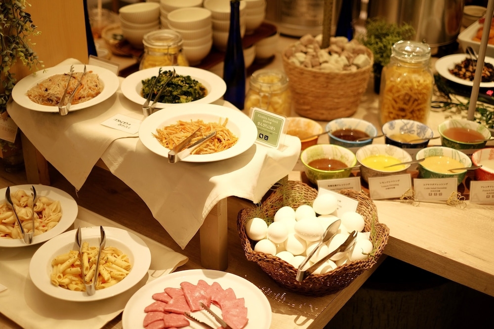 뷔페 아침 식사