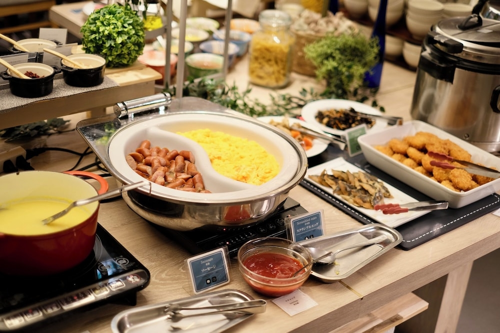 뷔페 아침 식사