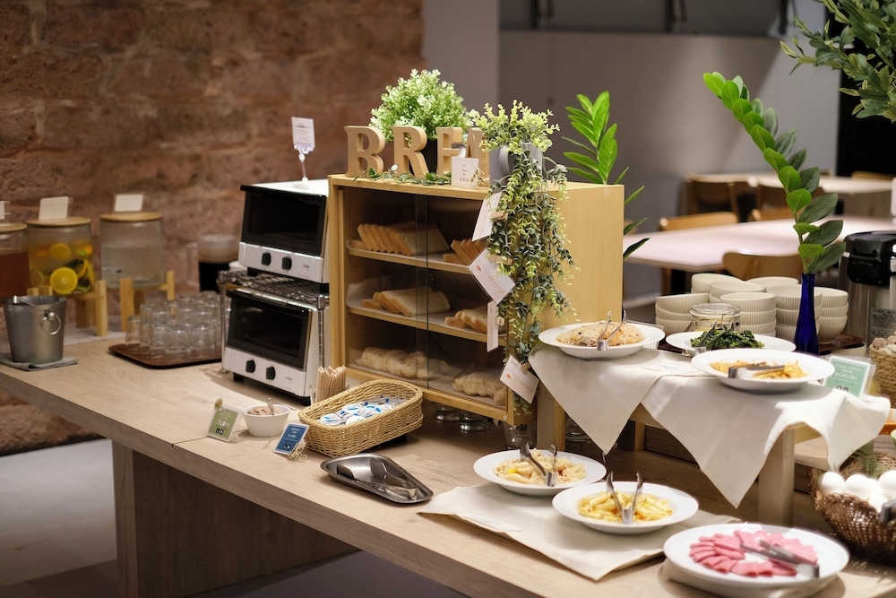 뷔페 아침 식사